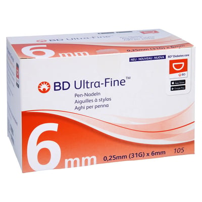BD Ultrafi Pennad 31 g 6 mm Produktbild 1