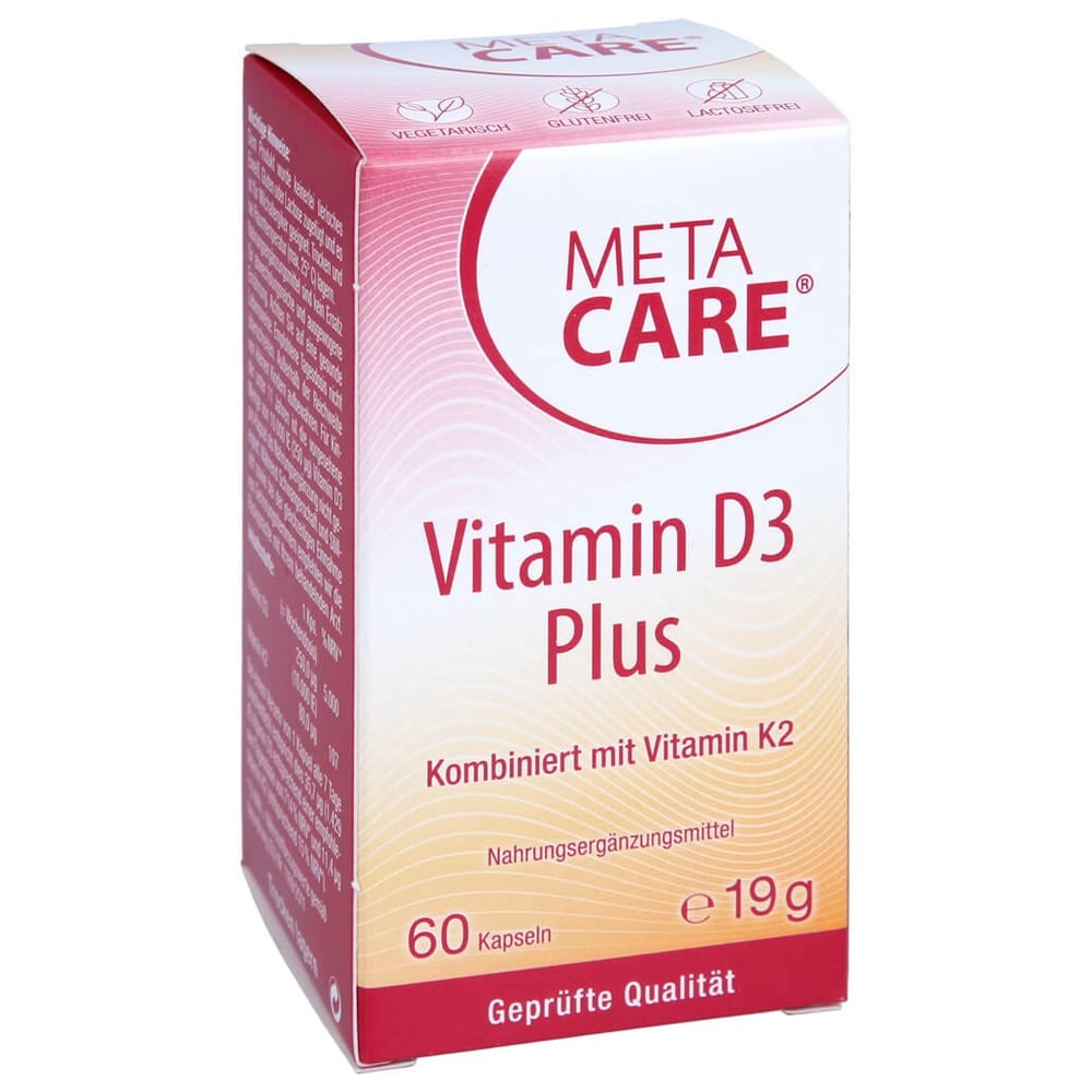 META-CARE Vitamin D3 Plus 10.000 I.E + 80 ug K2