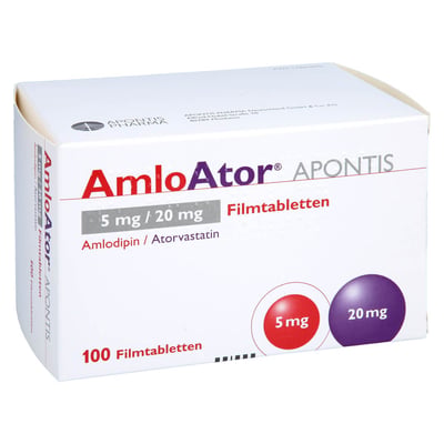 Amloator Apontis 5 mg/20 mg Produktbild 1