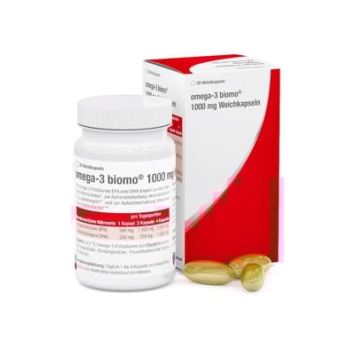 OMEGA-3 BIOMO 1000 mg Weichkapseln