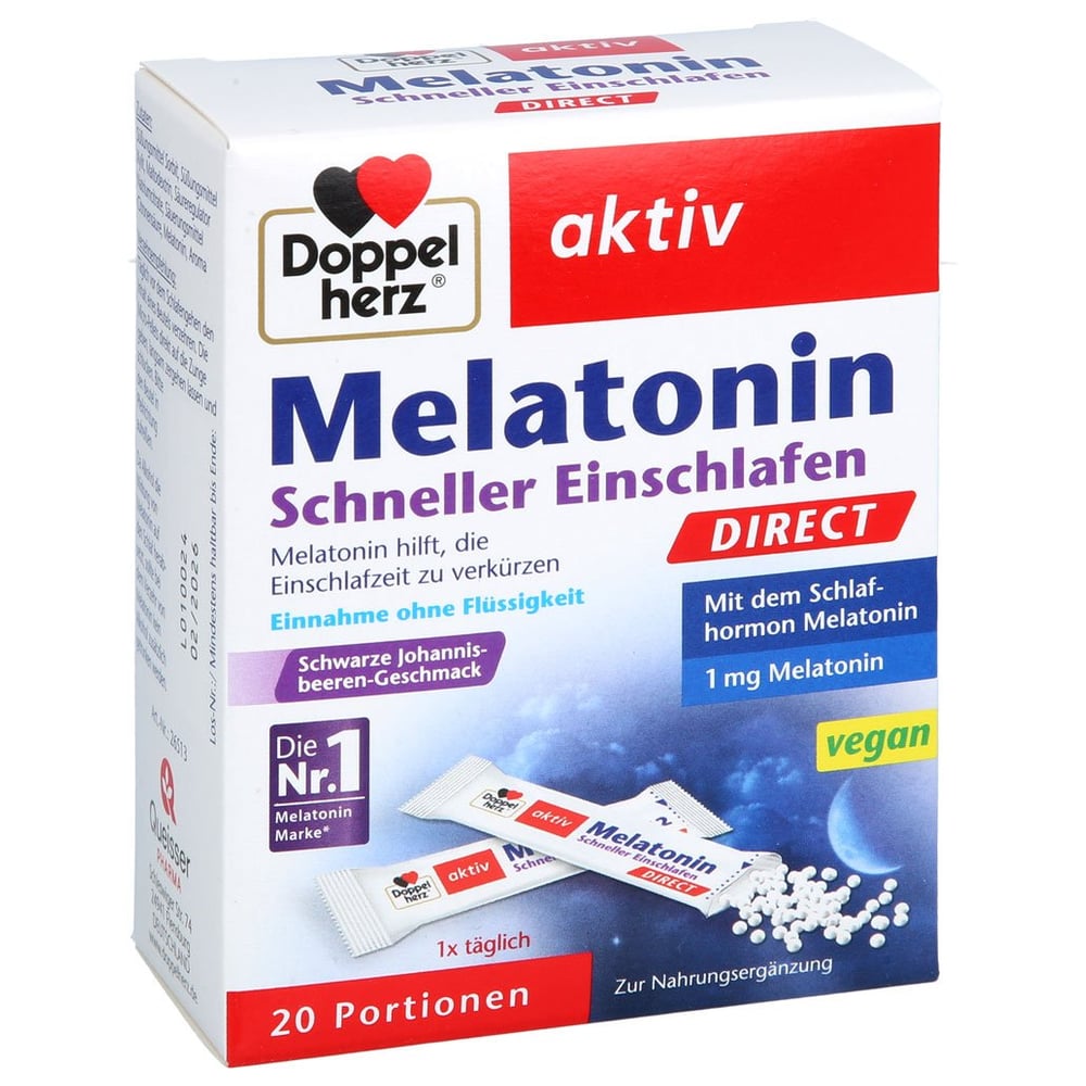 Doppelherz Melatonin Direct Schneller Einschlafen