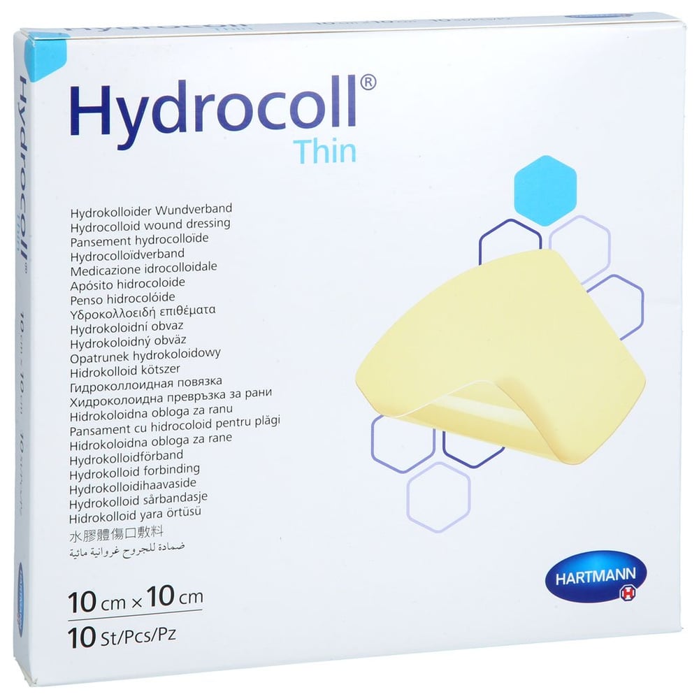 Hydrocoll THIN Wundverband 10x10 cm