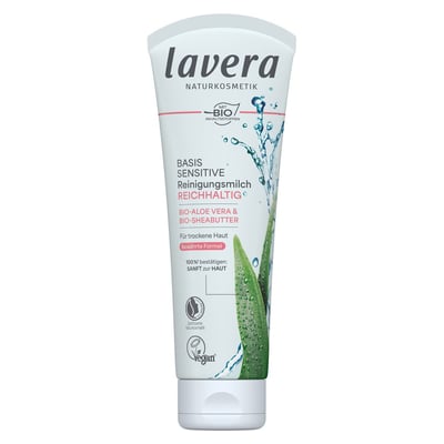 Lavera basis sensitiv Reinigungsmilch Produktbild 1