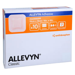 Allevyn Adhesive 10x10 cm haftende Wundauflage