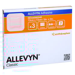 Allevyn Adhesive 7,5x7,5 cm haftende Wundauflage Acti Medi