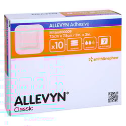 Allevyn Adhesive 7,5x7,5 cm haftende Wundauflage Acti Medi