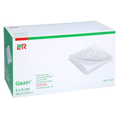 Gazin Kompr 5x5cm 8fach St
