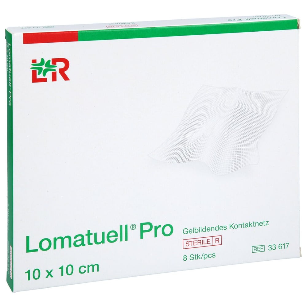 Lomatuell Pro 10x10 cm steril