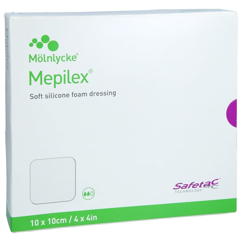 Mepilex 10x10 cm Schaumverband