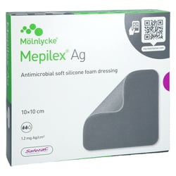 Mepilex Ag 10x10 cm Schaumv