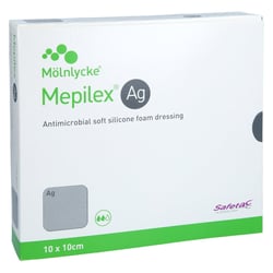 Mepilex Ag 10x10 cm Schaumv