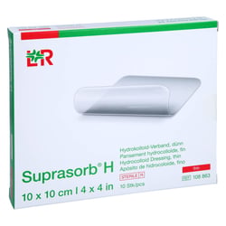 Suprasorb H Hydrokoll. Verband dünn 10x10 cm