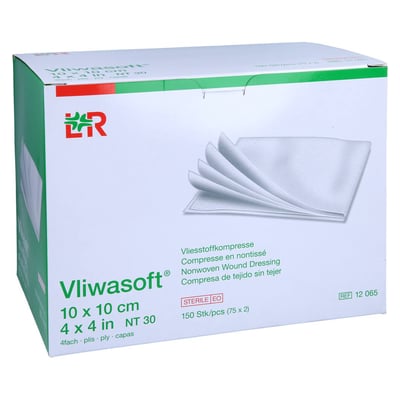 Vliwasoft Vlieskompressen steril 10x10 cm 4l. Acti Medi