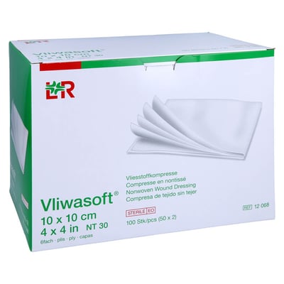 Vliwasoft Vlieskompressen steril 10x10 cm 6l. Acti Medi
