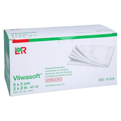 Vliwasoft 5x5 cm Steril 6l Produktbild 1