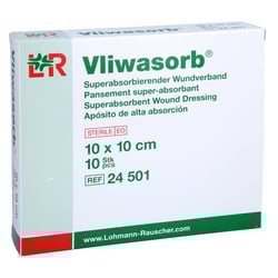 Vliwasorb 10x10cm Steril