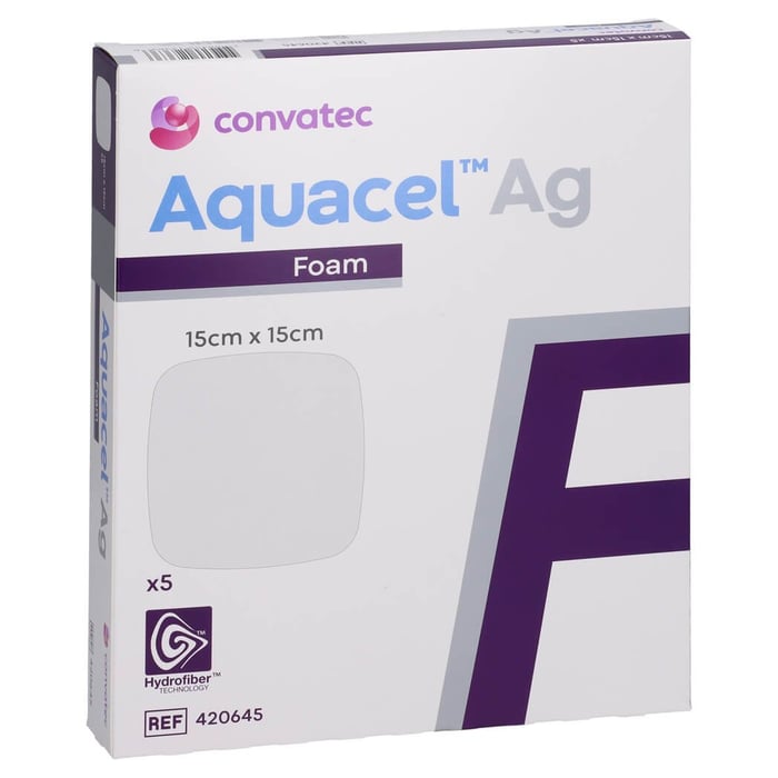 Aquacel Ag Foam N Adh15x15
