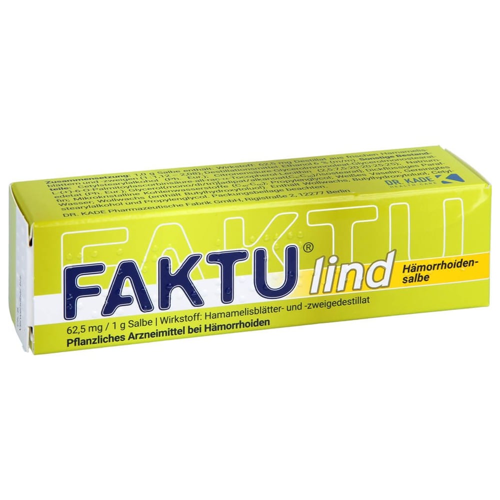 Faktu lind Hämorrhoidensalbe