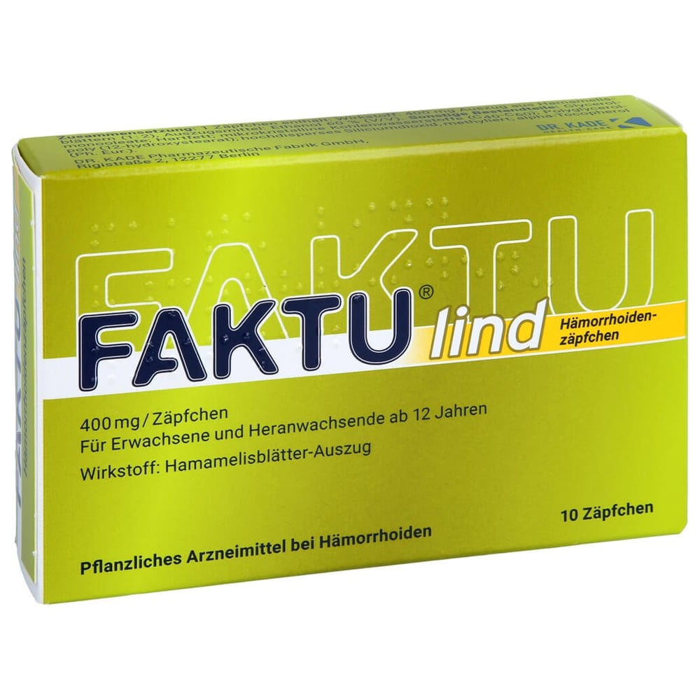 Faktu lind Hämorrhoidenzäpfchen