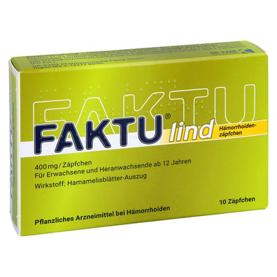 Faktu lind Hämorrhoidenzäpfchen Produktbild 1