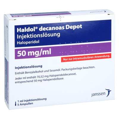 Haldol Decanoas De 50 mg/ml Produktbild 1