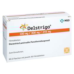 Delstrigo 100 mg/300 mg/245 mg Filmtabletten B