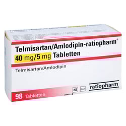 Telmisartan/Amlodipin-ratiopharm 40 mg/5 mg