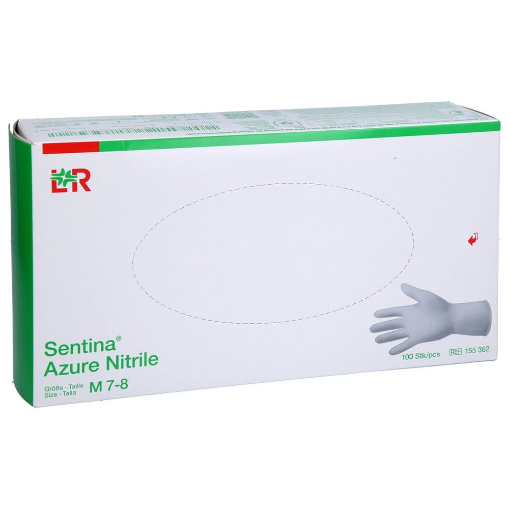 SENTINA Azure Nitrile Unt.Hands.unste.pf M 7-8