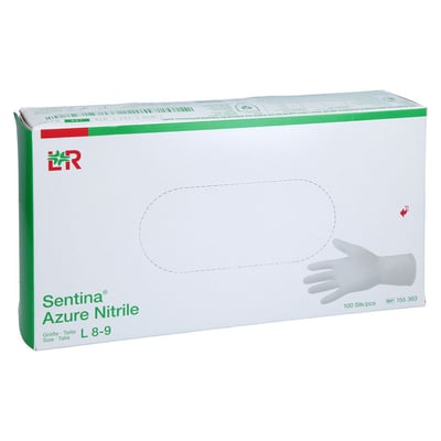 SENTINA Azure Nitrile Unt.Hands.unste.pf L 8-9 Produktbild 1