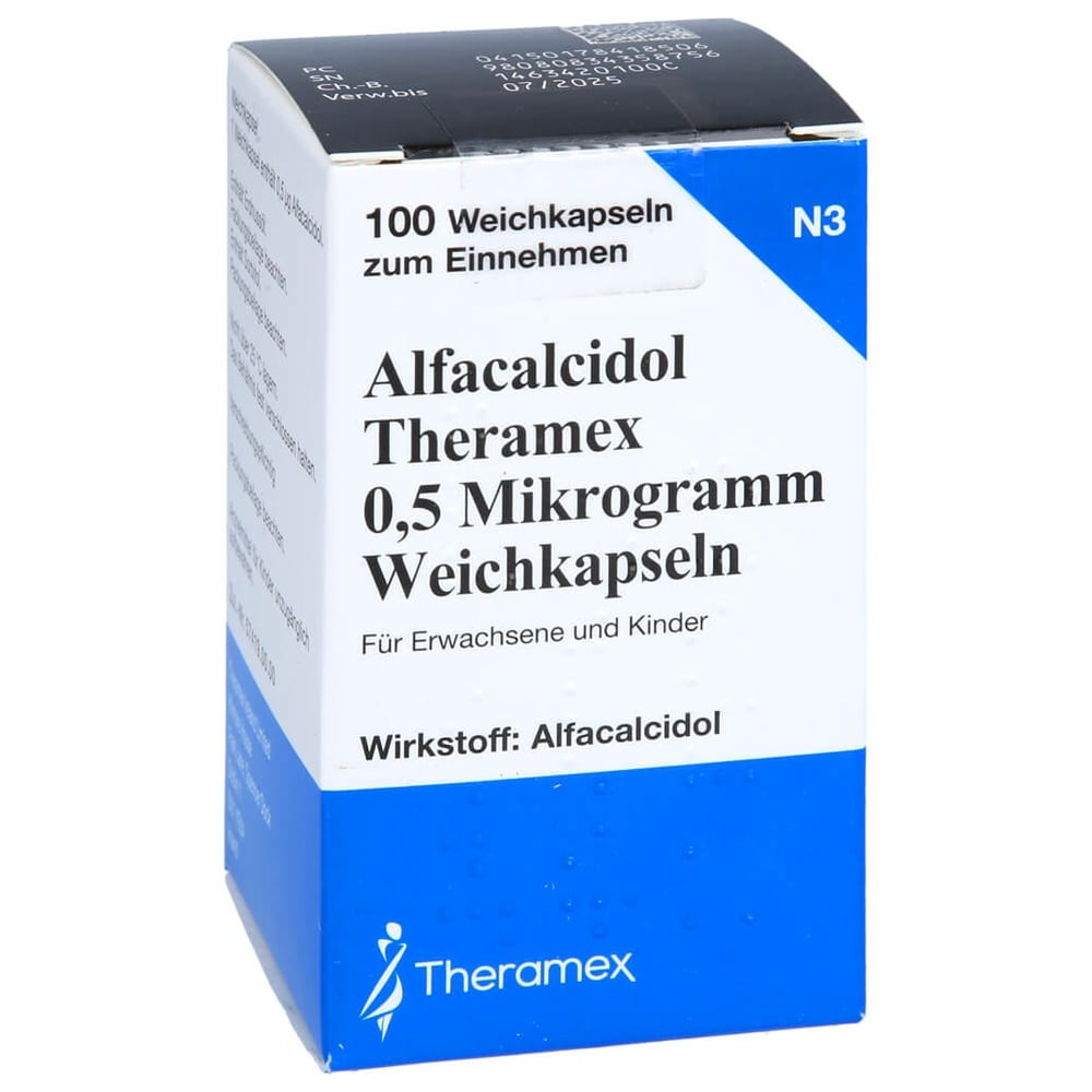 Alfacalcidol Theramex 0,5 Mikrogramm