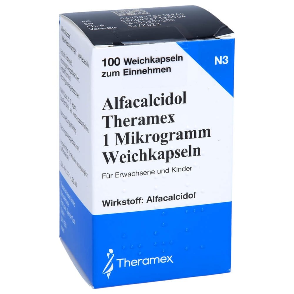 Alfacalcidol Theramex 1 Mikrogramm