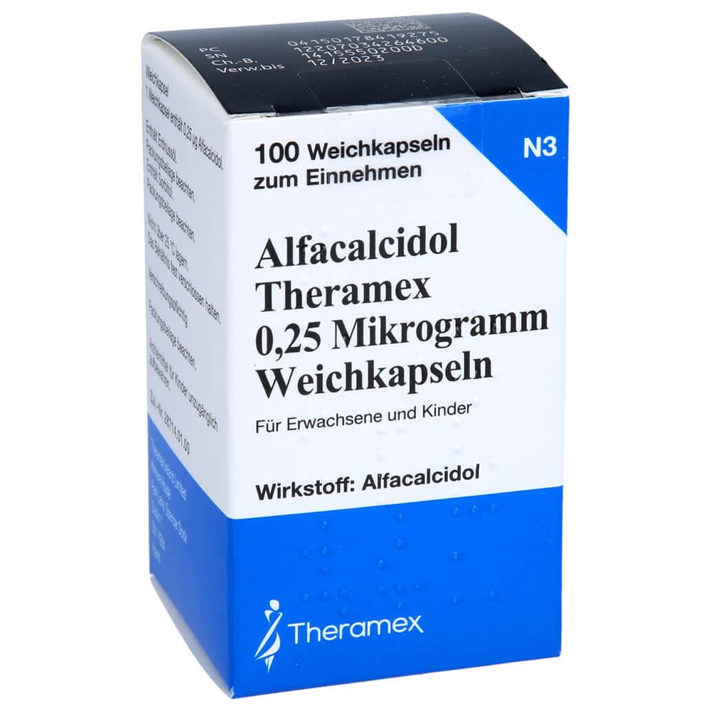 Alfacalcidol Theramex 0,25 Mikrogramm