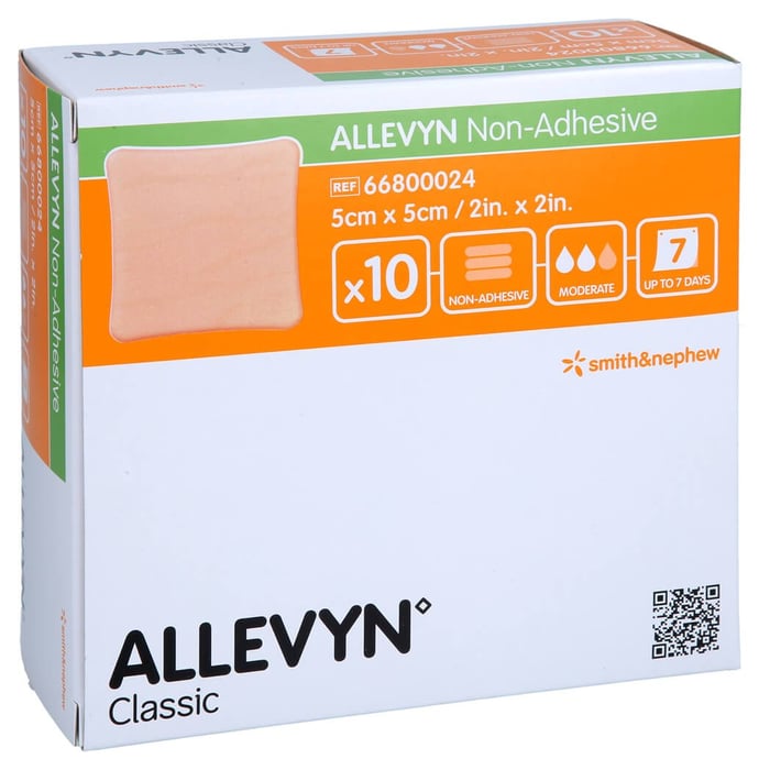 Allevyn Non Adh 5x5