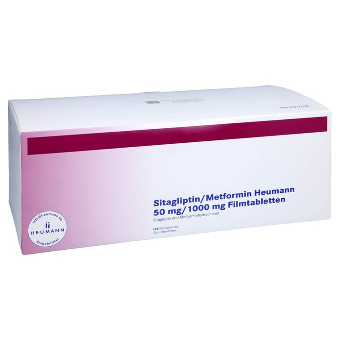 Sitagliptin/Metformin Heumann 50mg/1000mg