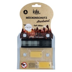 Mückenschutz Armband Karo Grau