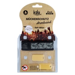 Mückenschutz Armband Blätter Grau