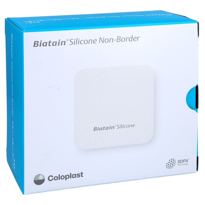 Biatain Silicone Non-Border Schaumverb.7,5x7,5 cm