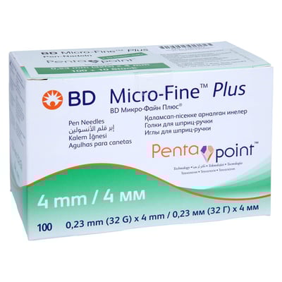 BD Micro-fine+ 4 Pen-Nadeln 0,23x4 mm