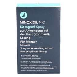 Minoxidil NIO 50 mg/ml zur Anwendung auf der Kopfhaut Männer