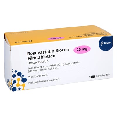 Rosuvastatin Biocon 20 mg
