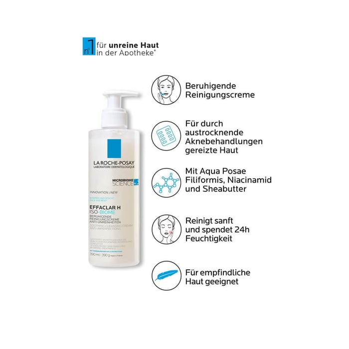 La Roche-Posay Effaclar H Iso-Biome Reinigungscreme