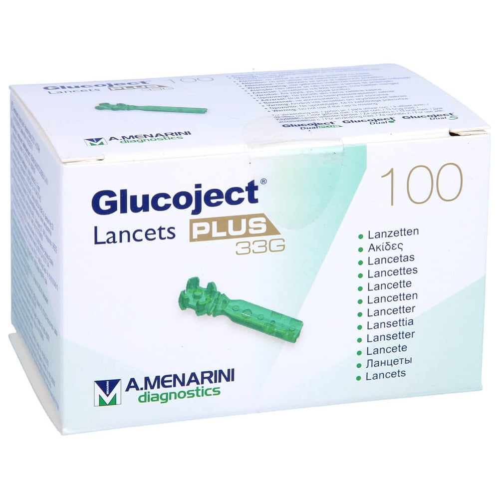 Glucoject Lancets PLUS 33 G