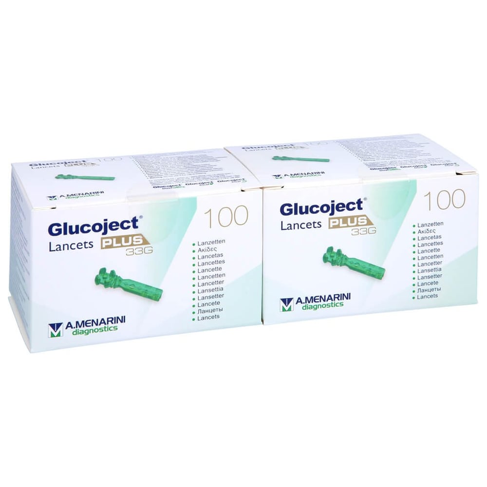 Glucoject Lancets PLUS 33 G