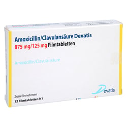 Amoxicillin/Clavulansäure Devatis 875 mg/125 mg