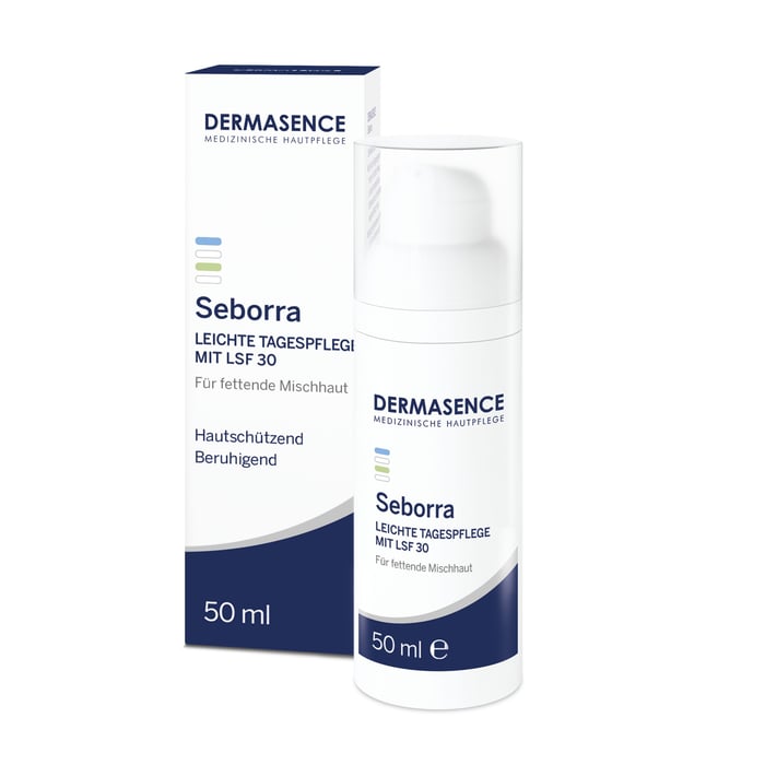 Dermasence Seborra Leichte Tagespflege mit Lsf 30
