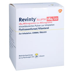 Revinty Ellipta 184 ug/22 ug einzeld. P.Inh.30ED