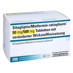 SITAGLIPTIN/Metformin-ratiopharm 50 mg/500 mg TVW