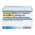 SITAGLIPTIN/Metformin-ratiopharm 50 mg/500 mg TVW Produktbild 2