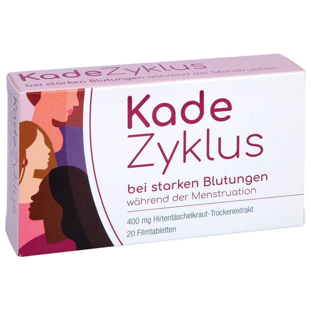 Kadezyklus bei starken Blutung während Menstruation 400mg