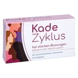 Kadezyklus bei starken Blutung während Menstruation 400mg